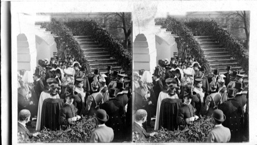 Diplomat and other distinguished guests at the White House. Washington, D.C