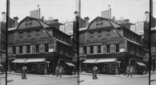 Old Corner Bookstore, Boston. [Cigar Store]