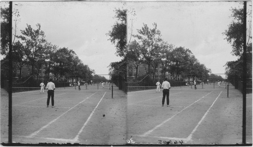 Public Tennis Court, Washington Park, Ill