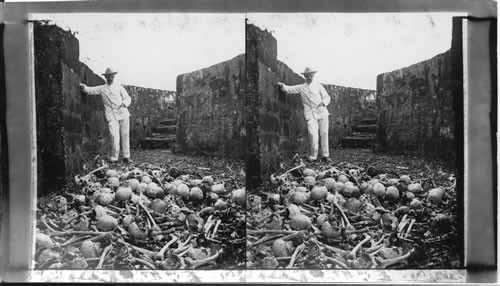 The Bone Pit In Santa Cruz Cemetery, Manila, P.I's. Obsolete Or Otherwise Not Very Usable E E Baker 1929