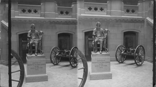 Statue erected by children of the public schools of the State of N.Y. 1898 [1899]. New York. (Horace Mann?)