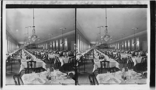 Dining Room of the Grand Union Hotel - Saratoga Springs