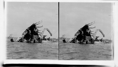 The Wreck that changed the map of the world, the "Maine." Havana, Cuba