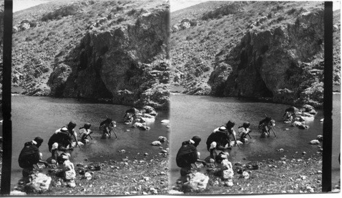 Gideon’s Fountain, near Jezreel, Palestine