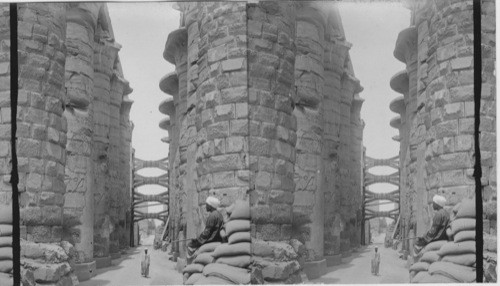 Grand Gallery of Columns at Temple of Karnak, Egypt