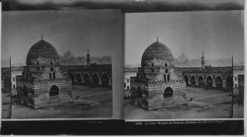 Tomb of Kait Bey, Cairo, Egypt. Inscribed in recto: 8688 Le Caire. Mosquee de Touloun, Fontaine des ablustions (Egypte)