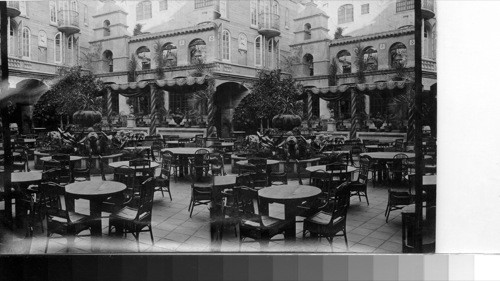 In the "Patio" of the Mission Inn Riverside, Calif