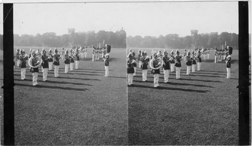 Military band at West Point, N.Y