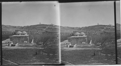 The Golden Gate and Moun of Olives, Jerusalem Palestine