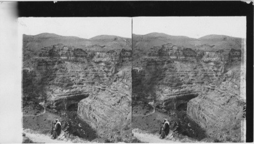 Brook Cherith where Elijah was fed by the ravens (Desert between Jericho and Jerusalem). Palestine