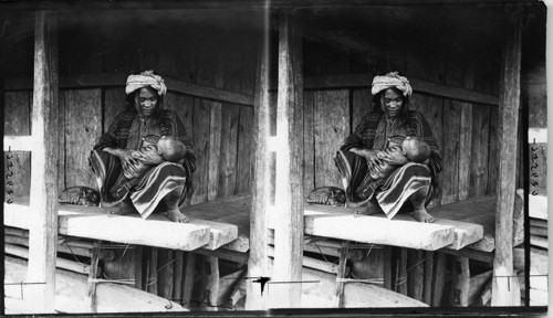 Igarrote Mother And Child. Philippines