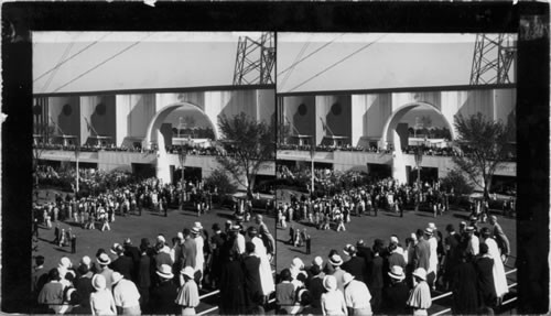 The Court of States from balcony of Federal Bldg., A Century of Progress, Chicago, 1933