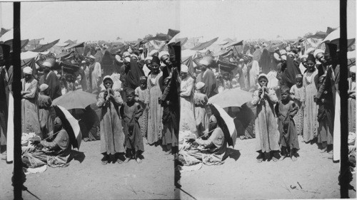 Market near the Nile Bridge, Cairo, Egypt