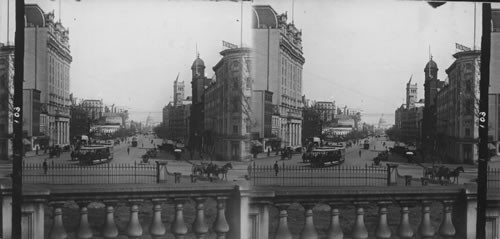 Pennsylvania Avenue from the Treasury Building, Washington, D.C