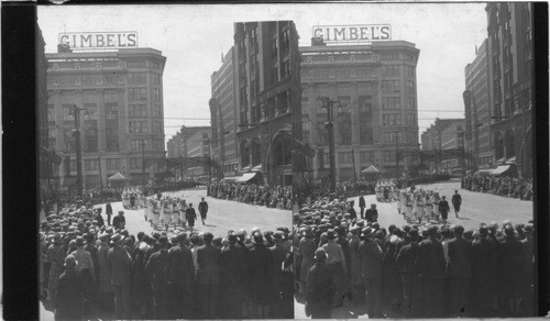 Memorial Day Parade, Milwaukee, May 30, 1930. - U.S. Marines