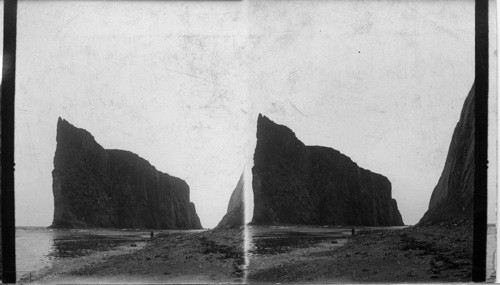 Perce' Rocks on the Gaspe Coast, Canada. Quebec