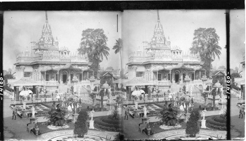 The Jain Temple at Calcutta, considered the finest Jain structure in the world, India