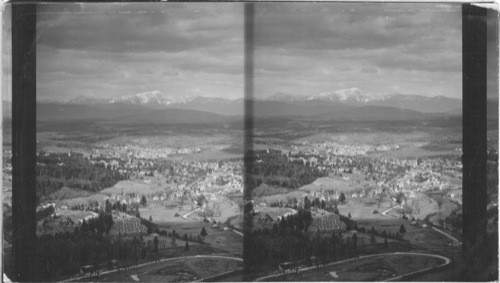 Bird's Eye view of the White Mts. N. Hampshire