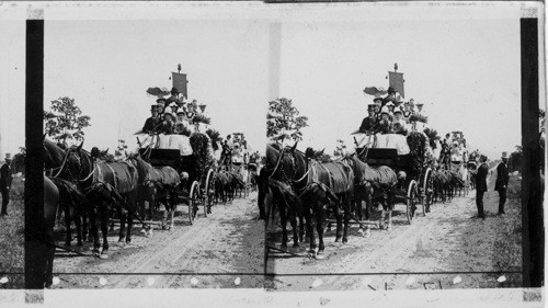 The Great Tally - ho carnival contending for the prize for beauty. New Hampshire