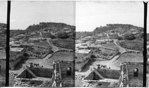 Bird eye view of Samaria, Palestine