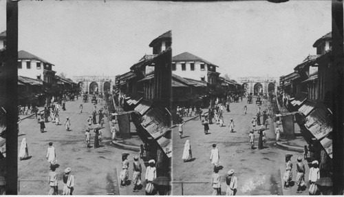 Street of three Gateways, Ahmedabad, India