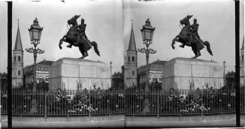 Equestrian Statue of Gen. Andrew Jackson, Jackson Park. New Orleans, La