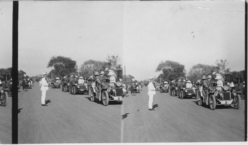 Motor Car Race. Peomfay to Poona. India