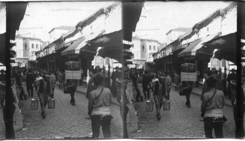 Constantinople. View of Bazaars, Stamboul