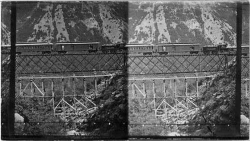 Willey Brook Bridge P. & O. R.R. Crawford Notch N. H