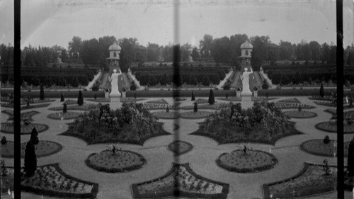 Birds eye view of Shaws Garden, St. Louis, Mo