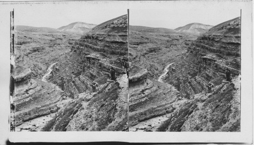 Gorge of brook Cherith, Palestine