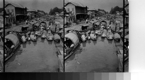 Market Boats, Siam