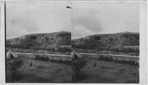 The Place of a Skull - The new Calvary, Palestine near Jerusalem