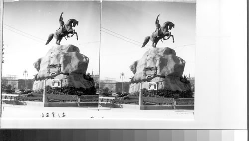 The Plaza With Statue of the Great Liberator, General San Martin, Mendoza, Argentina