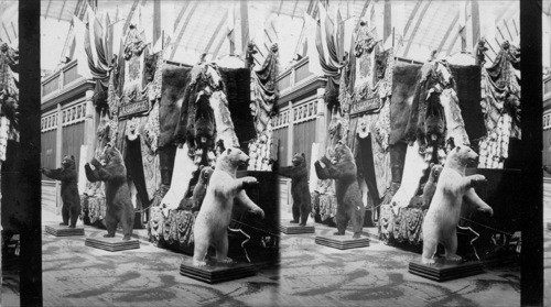 At your pleasure, Russian Exhibit, Liberal Arts Building, World's Columbian Exposition. [Bears]