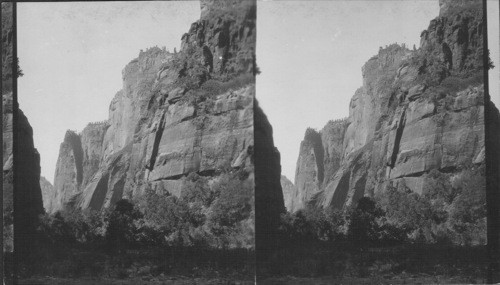 Looking Away From Narrows. Zion National Park. Utah