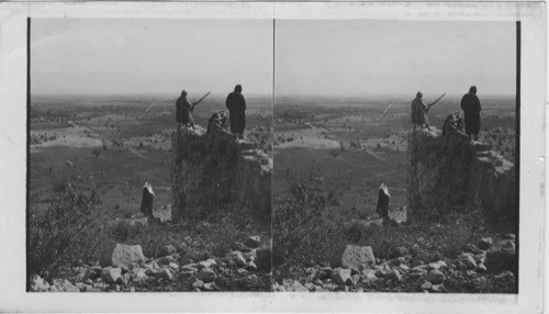 Plain of Jericho from Ruins of Ancient Jericho, Palestine