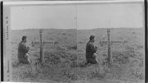 Custer's Battlefield, Lettering the Head- boards, Montana