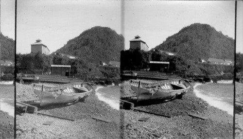 Life Boat of the Battleship Brooklyn wrecked at Daiquiri, Cuba