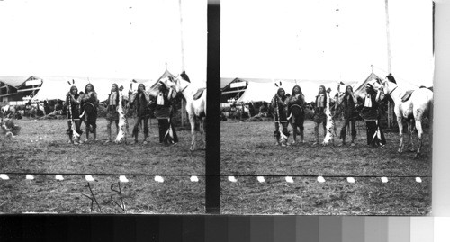 Buffalo Bill's Indians. Wild West Show, 1888