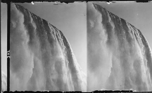 Stupendous volume of Falling Water - The American Falls below Niagara, N.Y