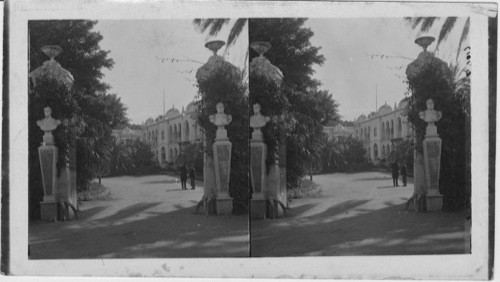 Gov. Summer Palace Through the Gateway, City of Algiers