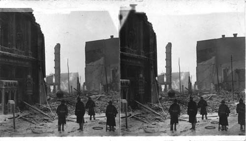 The Great Baltimore Fire, Clearing away the ruins on Baltimore St., Baltimore, Md