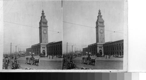 Great Union Ferry Depot, Length 659 ft. Foot of Market St. San Francisco, Calif. 1906