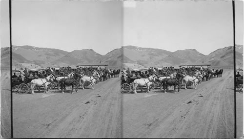 Pres. Roosevelt in Montana. Entering Y.N.P