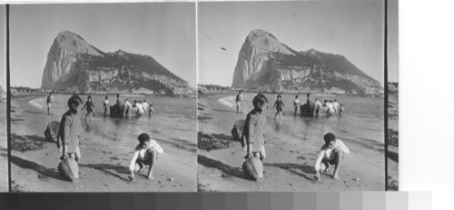 Gibraltar from La Linea. #439 of 600 set # - Mediterranean Land Unit #5