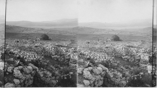 Southeast from the ruins at Shiloh to neighboring hills of Benjamin. Palestine