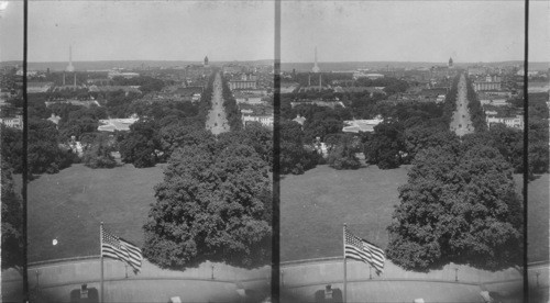 West to Capitol down Pennsylvania Avenue, Washington, D.C