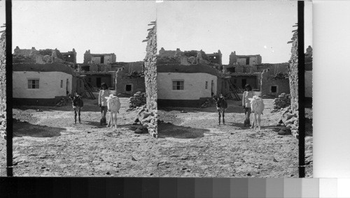 Homes of Hopi Indians. Arizona