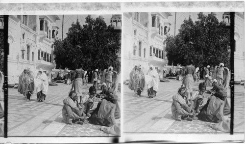 In the Courtyard of the Golden Temple Amritsar, India